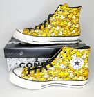 Unisex Converse Peanuts Woodstock Chuck Hi Shoes Yellow Black White A01871C