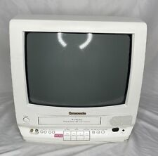 PANASONIC PV-M1378W 13in. COLOR TV/VCR COMBO TESTED WORKS NO REMOTE