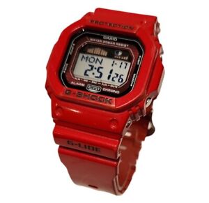 Vintage! Casio G-SHOCK 3151 Men's G-LIDE RED GLX-5600-4DR RARE World Time Watch