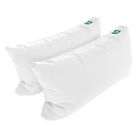 Sleepgram Bed Support Sleeping Pillow with Cover, King Size (2 Pack) (Open Box)