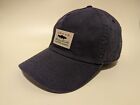 Orvis Hat Cap Fishing Tackle Manchester Vermont Waxed Canvas Strapback Blue