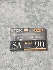 TDK SA 90 Blank Cassette Tape New / Sealed