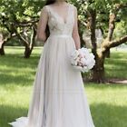 Beautiful Size 16 Lace And Tulle Wedding Gown Spring Wedding Summer Wedding