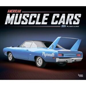 Browntrout,  American Muscle Cars 2024 Wall Calendar