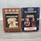 Edgar Winter 8-Track Lot (2) They Only Come Out At Night & Roadwork/White Trash