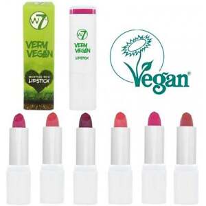 W7 Very Vegan Moisture Rich Lipstick - Choose Your Shades