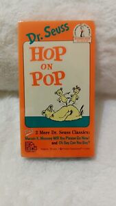 VINTAGE Dr. Seuss HOP ON POP VHS VIDEO Sealed Used
