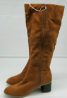Women's Marlee Knee High Heeled Boots Universal Thread, Cognac, sizes 5 & 12