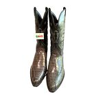 NWT Laredo Men’s 11D Black and Dark Gray Cowboy Boots #6793