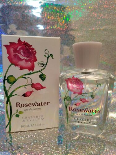 NEW Crabtree & Evelyn Rosewater Eau de Toilette EDT 3.4 oz Perfume Spray Mist