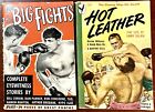 2 Vintage Boxing PBs: The Big Fights 1950, Hot Leather 1948 Fiction Movie Tie-In