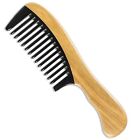 Onedor Handmade 100% Natural Green Sandalwood With Buffalo Horn Hair Wooden Comb