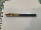 New ListingVTG Parker Fountain Pen 1/10 12k Gold Filled Pump End Deep Blue