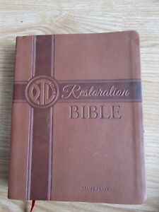 Holy Bible PTL Club Restoration Edition Jim Baker 2016 Giant Print Leather Bound