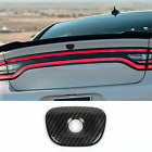 Carbon Fiber Rear Tailgate Camera Cover Trim for Dodge Charger 2015+ Accessories (For: 2019 Dodge Charger R/T Sedan 4-Door 5.7L)