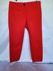 Cabi Womens Pants Size 6 Red Color