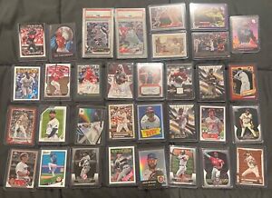 HUGE Baseball Card lot, PSA 10, autos, #’d, relics, rookies, all cards pictured