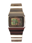 Rare Vintage 1977 Seiko M154-4018 Men's Digital LCD Watch New Battery Works Well