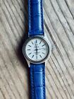 Vintage Omega Seamaster Cosmic 2000 Automatic White Dial Date Women's Watch