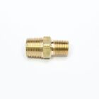Hex Nipple Reducer 3/8 to 1/4 Male Npt Brass Fitting Air Water Fuel Oil Gas