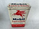 Vintage Mobil Oil Pegasus Lustre Cloth Socony Mobil Oil Co. Advertising Tin Can