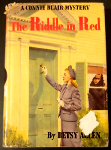 The Riddle In Red by Betsy Allen w/Dj (1948)