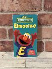 Elmocize VHS 1996 Elmo Kids Video Sesame Street Exercise Workout Movie Film
