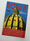 Vintage Roma Pianta Monumentale New Map of Rome 1967 Booklet