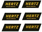 Nylint Hertz truck rental water slide decal set WITH TRACKING