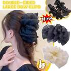 Women Bow Bubble Clip Hair Claw Elegant Large Hair Clips Clamp Accessories -Girl