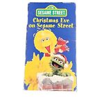 Sesame Street - Christmas Eve on Sesame Street (VHS, 1997) CTW Big Bird