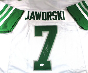 New ListingRon Jaworski / Autographed Philadelphia Eagles Custom Football Jersey / JSA