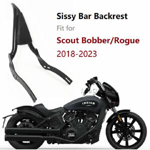Passenger Sissy Bar Backrest Fit Indian Scout Bobber Rogue Twenty Sixty 18-UP (For: Indian Scout Bobber)