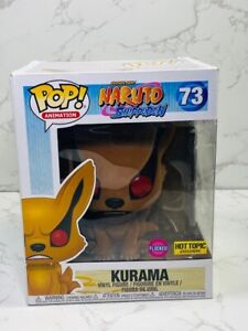 Funko Pop! Naruto Shippuden Flocked Kurama #73 Hot Topic Exclusive Vinyl Figure