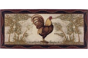 Mayberry Rugs Cozy Cabin Collection The Tall Rooster Rectangular Area Rug New