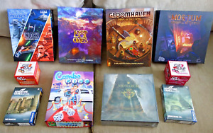 Lot of 10 Board Games - Gloomhaven, Star Wars, Adventure Games, More!