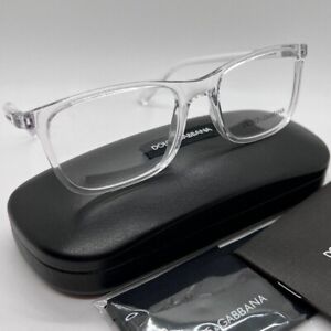 DOLCE & GABBANA DG5027 3133 Unisex Eyeglasses 53-18-140 Clear 100%Authentic