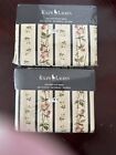 New ListingVINTAGE Ralph Lauren KATIA ROSE Cream Black Striped Floral Fitted Sheet Twin NEW