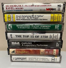 Lot Of 7 Classical Music Cassette Tapes **UNtested**