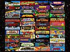 Arcade Video Game Marquee Magnets (Choose From List) (Size: 4.5 x 1.5) NEW