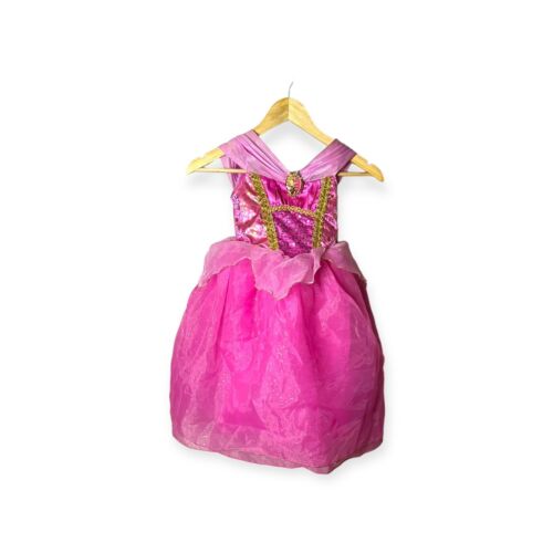Disney Store Aurora Costume Dress Maleficent Sleeping Beauty Princess Size 4