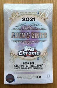 2021 Topps Chrome Allen & Ginter SEALED HOBBY BOX