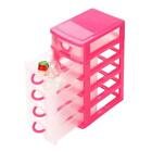 Mini Desktop Cabinet Drawer Storage Box Organizer Sundries Makeup Craft Art Bins