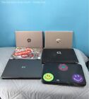 Lot of 5 HP Laptops (As Is, Parts Only, Untested, No Chargers)