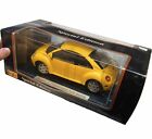 Maisto 1/18 Scale Diecast Volkswagen New Beetle, Yellow, Special Edition- NIB