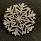 VINTAGE ANTIQUE PIN BROOCH Christmas Holiday Snowflake Winter