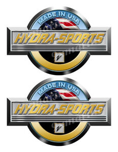 Hydra-Sports Stickers for Boat Restoration. 7.5 inch long each