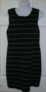 Theory sweater dress, black, size L