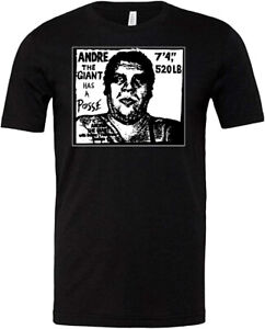ANDRE THE GIANT BLACK T-SHIRT