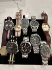 JLC, Squale, Tissot, Seiko Turtle, Omega Lot of 10 Watches